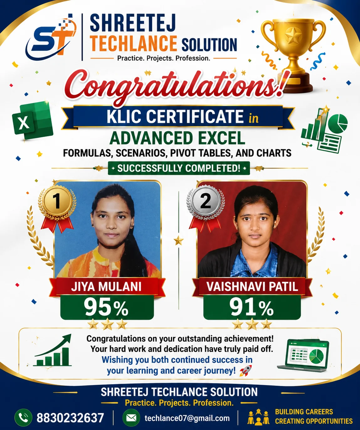 Advance Exel Course Completed